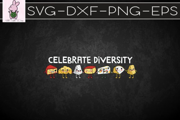 Celebrate Diversity Cheese Lovers SVG: Graphics for Crafts & Content