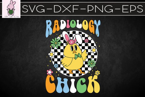 Radiology Easter Day Chick Nurse SVG